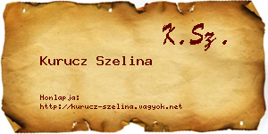 Kurucz Szelina névjegykártya